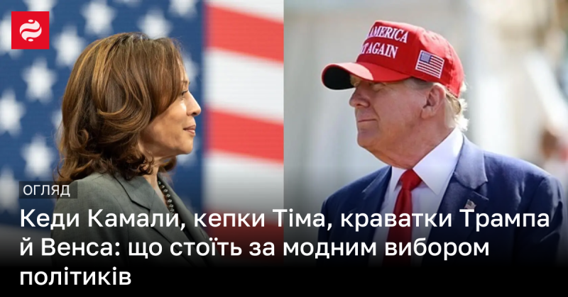 Кеди Камали, шапки Тіма, краватки Трампа та Венса: що приховано за стильовими уподобаннями політичних діячів.