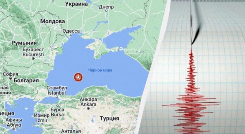 У водах Чорного моря відбувся землетрус.