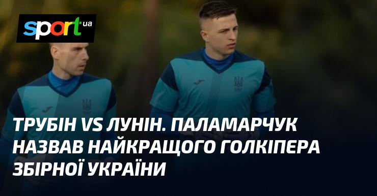 Трубін проти Луніна. Паламарчук визначив кращого воротаря національної команди України.